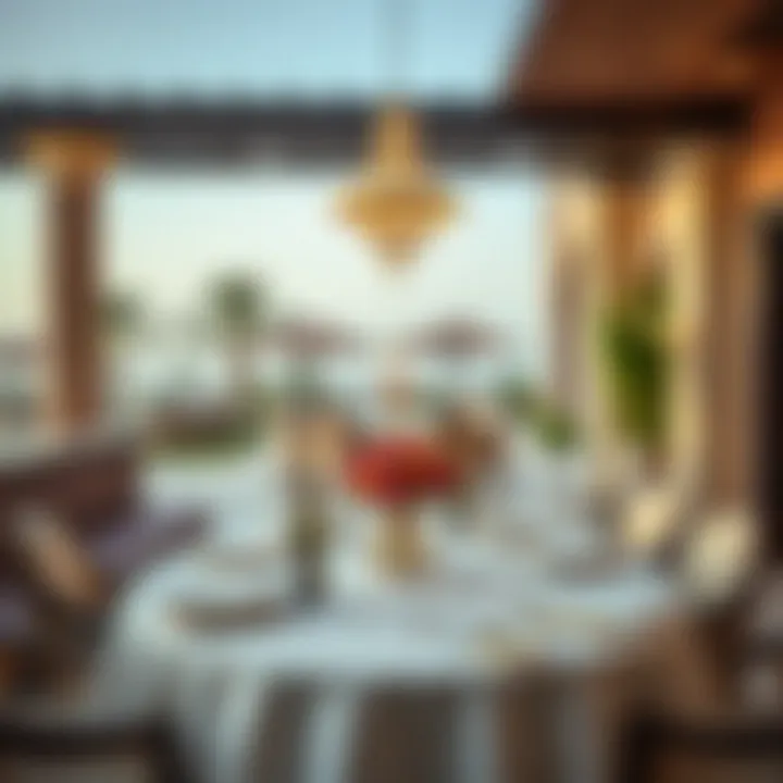 Experience Elegance in Dining Elegant dining experience at the resort
