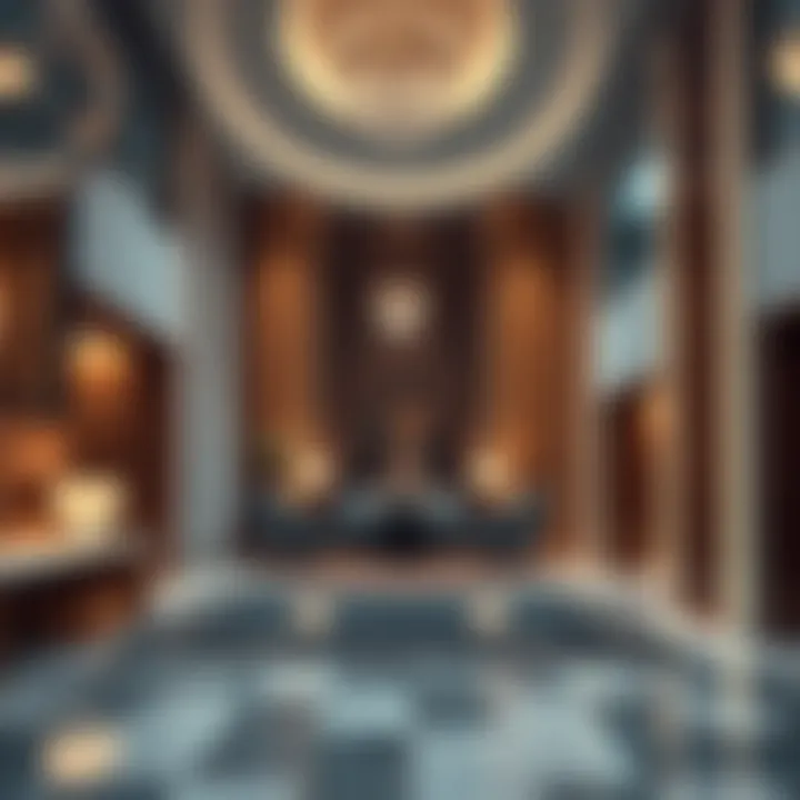 Interior Design of Al Kubra Tower Interior design elements of Al Kubra Tower