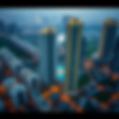 Panoramic view of the surrounding neighborhood of Al Majara Towers