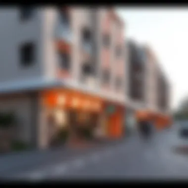Local Amenities in Al Mamourah Local amenities and commercial spaces in Al Mamourah, showcasing vibrant community life