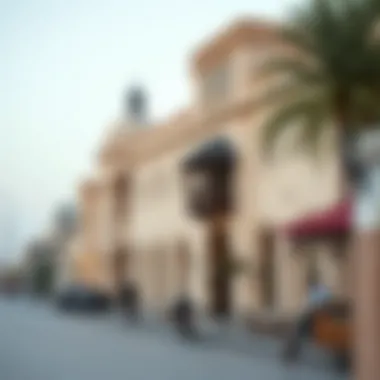 A cultural landmark in Al Mina reflecting the rich heritage of Dubai's harbor district.