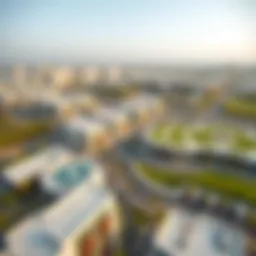 Aerial view of Al Rabiya Green Silicon showcasing modern architecture