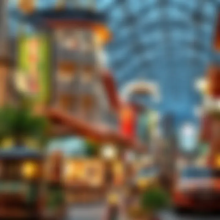 Cultural artifacts representing the diversity of Global Village