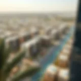 Aerial view of Axis 8 Silicon Oasis showcasing its strategic location