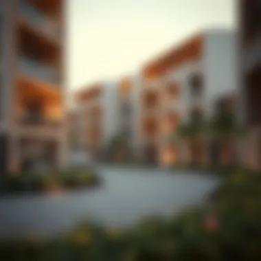 Modern residential properties in Axis 8 Silicon Oasis