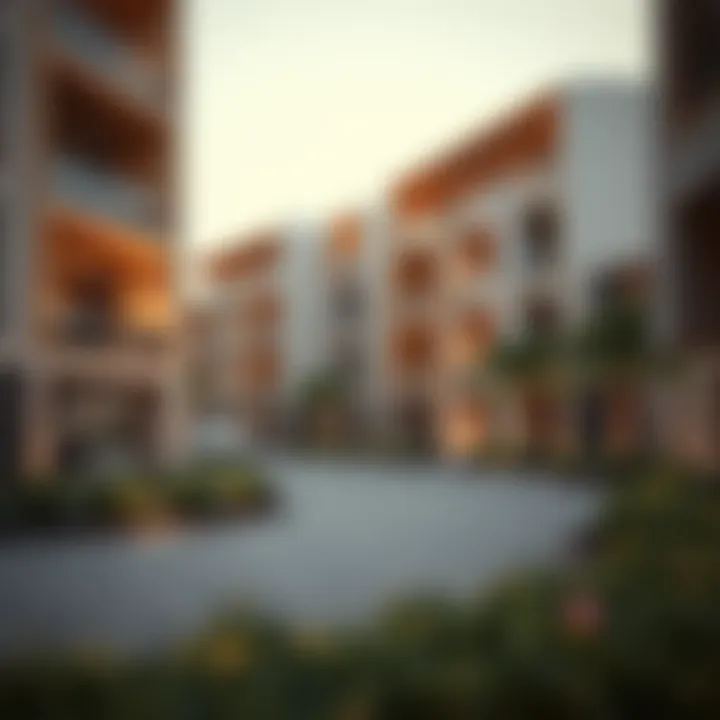 Modern residential properties in Axis 8 Silicon Oasis