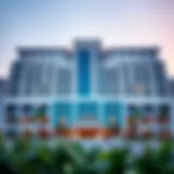 Exterior view of Azur Hotel showcasing its stunning architectural design