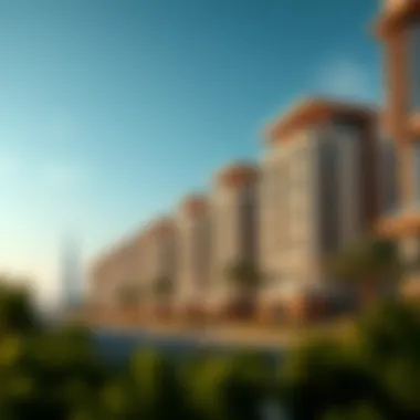 Diagram illustrating برج السلام's impact on local real estate trends