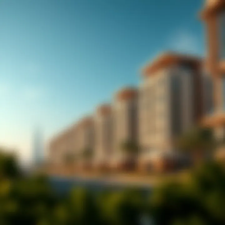 Diagram illustrating برج السلام's impact on local real estate trends