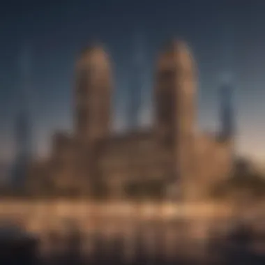 Historical representation of بيت الفلاح in the context of Dubai's urban development