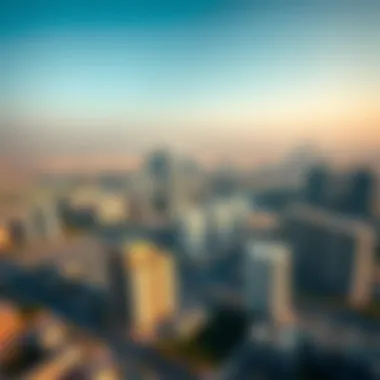 Aerial Perspective of Bin Sougat's Development Aerial view of Bin Sougat showcasing residential and commercial developments