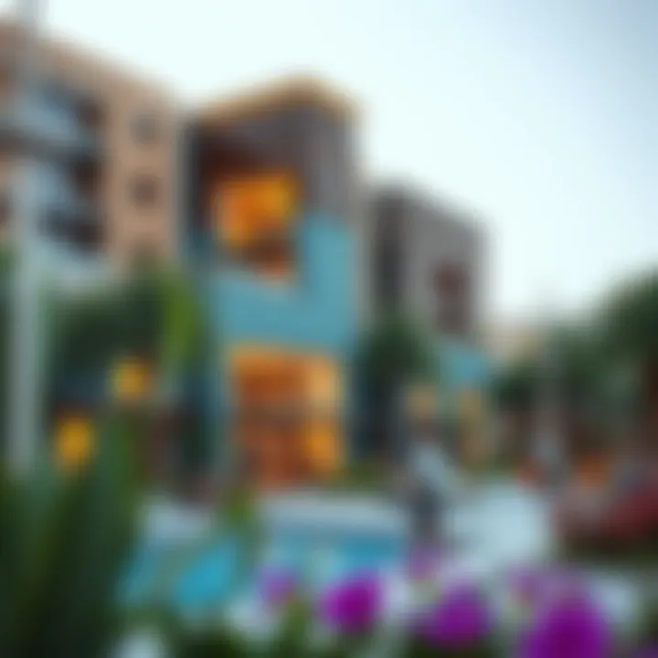 Community amenities and lifestyle features at Binghatti Horizons.