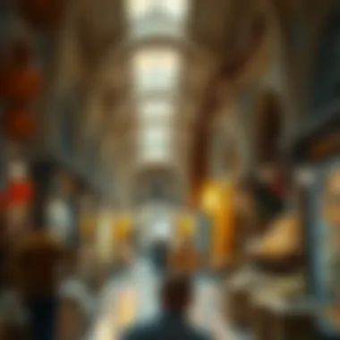 Interior Dynamics of Bismi Wholesale Souk Al Marfa Interior view of Bismi Wholesale Souk Al Marfa highlighting the trade interactions