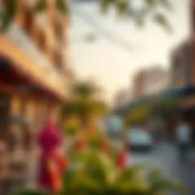 Community amenities surrounding the Blue Diamond Building