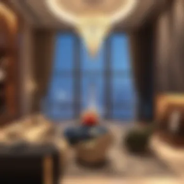 Luxurious living space within C2 Bateen Tower