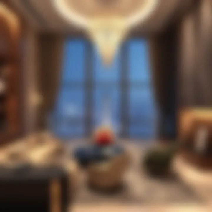 Luxurious living space within C2 Bateen Tower