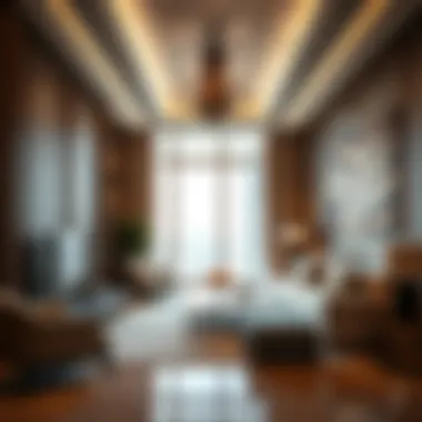 Interior Design of Da Vinci Tower Luxury Apartments Interior design of Da Vinci Tower's luxury apartments emphasizing elegance