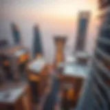 Aerial view of Design District Dubai showcasing architectural innovation