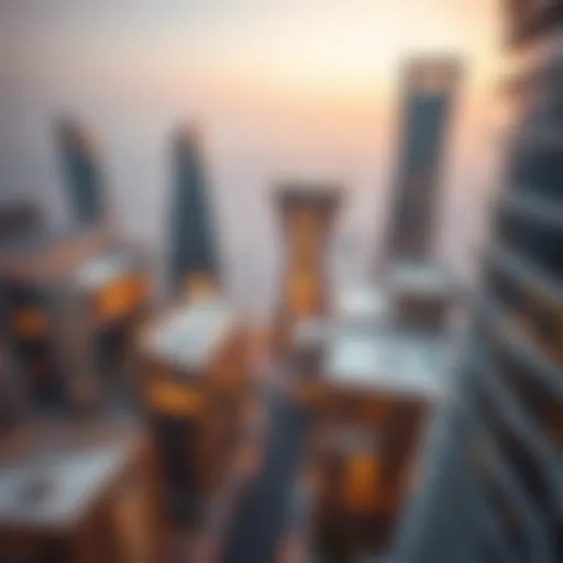 Aerial view of Design District Dubai showcasing architectural innovation