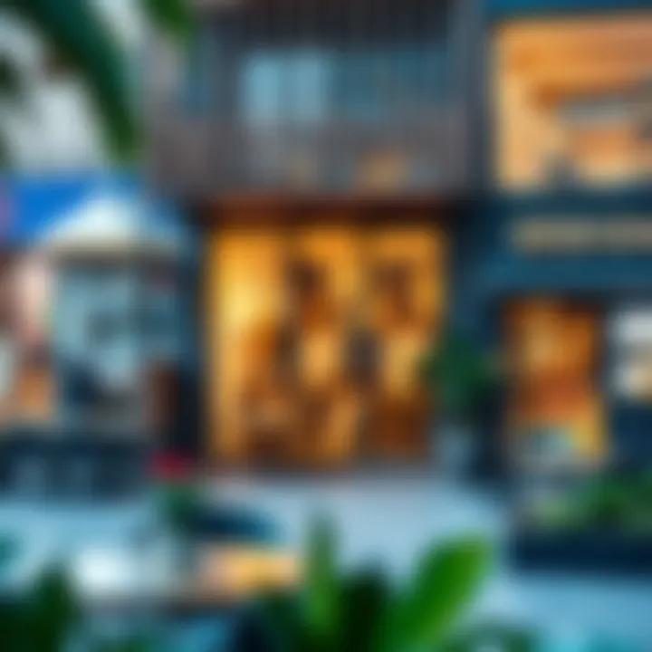 Trendy Cafes and Boutiques in Design District Dubai Trendy cafes and boutiques creating a lively ambiance in Design District