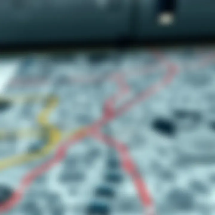 Map highlighting the expanded routes of Dubai Metro