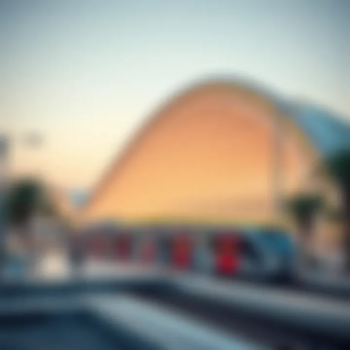 Rendering of new Dubai Metro station