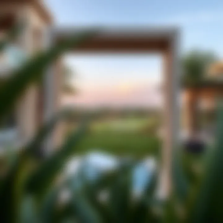 Breathtaking golf course view from the villa