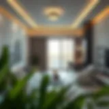 Modern 1 BHK apartment interior showcasing elegant design