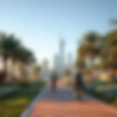 Cyclists exploring the park's dedicated bike paths