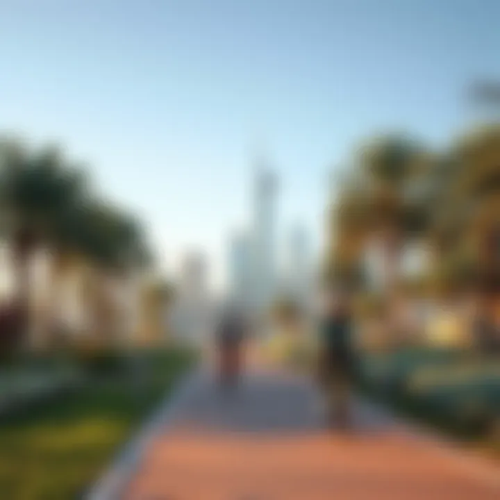 Cyclists exploring the park's dedicated bike paths