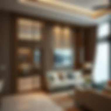 Elegant Home Partition for Cozy Living Elegant home partition creating a cozy atmosphere