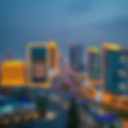 A panoramic view of Al Barsha showcasing its modern architecture and vibrant community