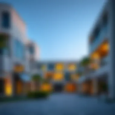 Modern architecture in Al Mirsal Real Estate