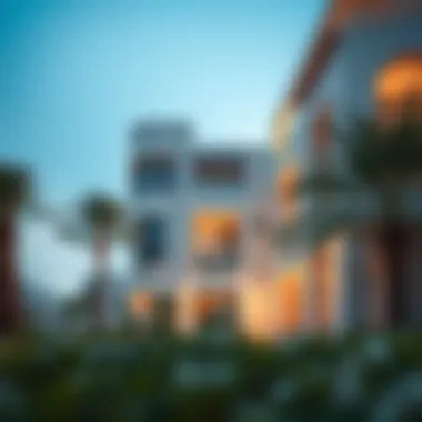 Elegant residential architecture in Al Mizhar reflecting contemporary design