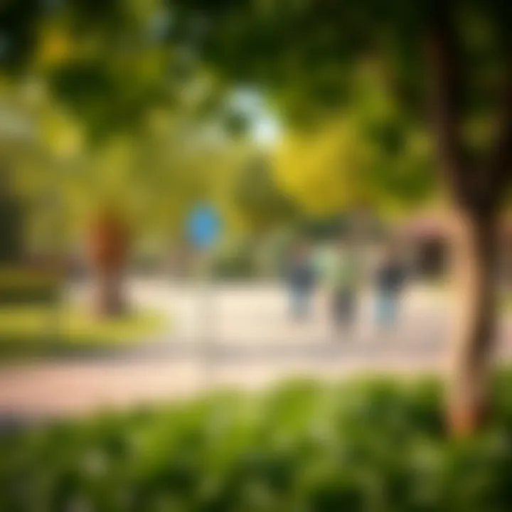 Vibrant community park in Al Nahda 2 highlighting green spaces.