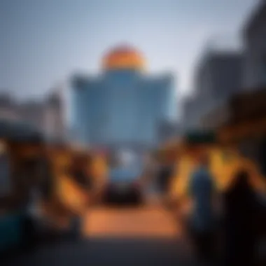 Local market scene in Al Nahda 2 illustrating active community life.