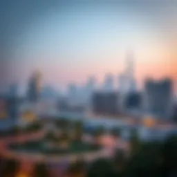 Stunning skyline view of Al Nahda 2 showcasing modern architecture.