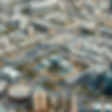 Aerial view of the location of Al Nahda House 2 within Dubai