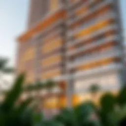 Stunning view of Al Yasmeen Building showcasing its modern design and architectural elegance