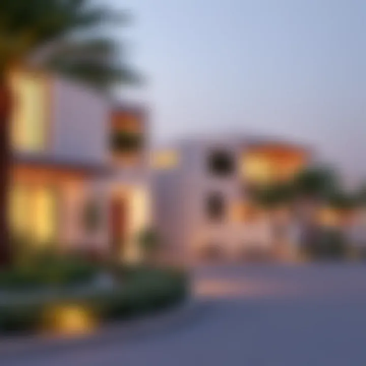 Community integration illustrating the sociocultural impact of مسار villas