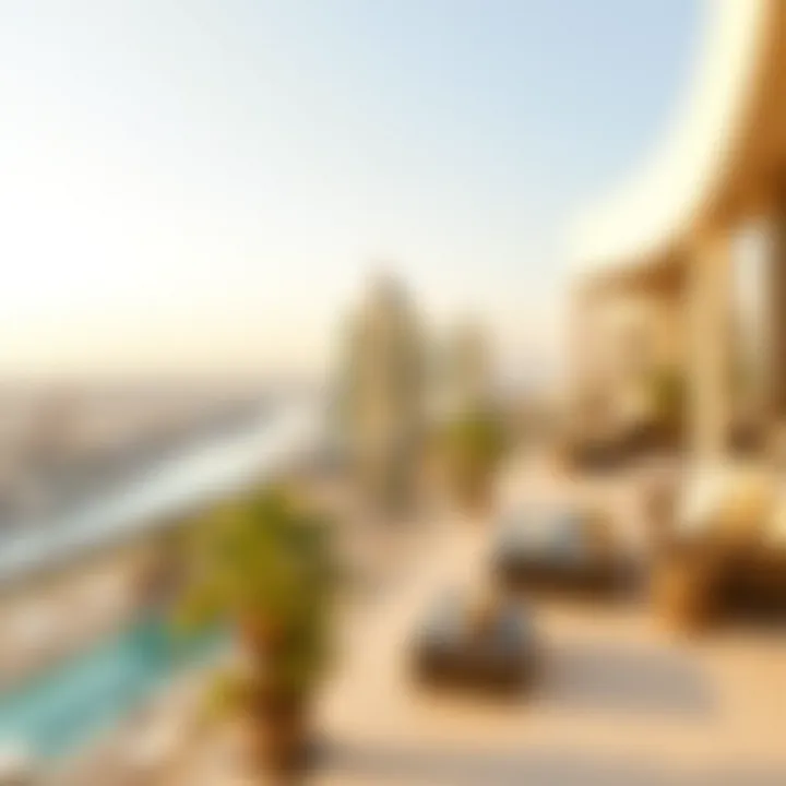 A panoramic view of Dubai from Aveline Residences