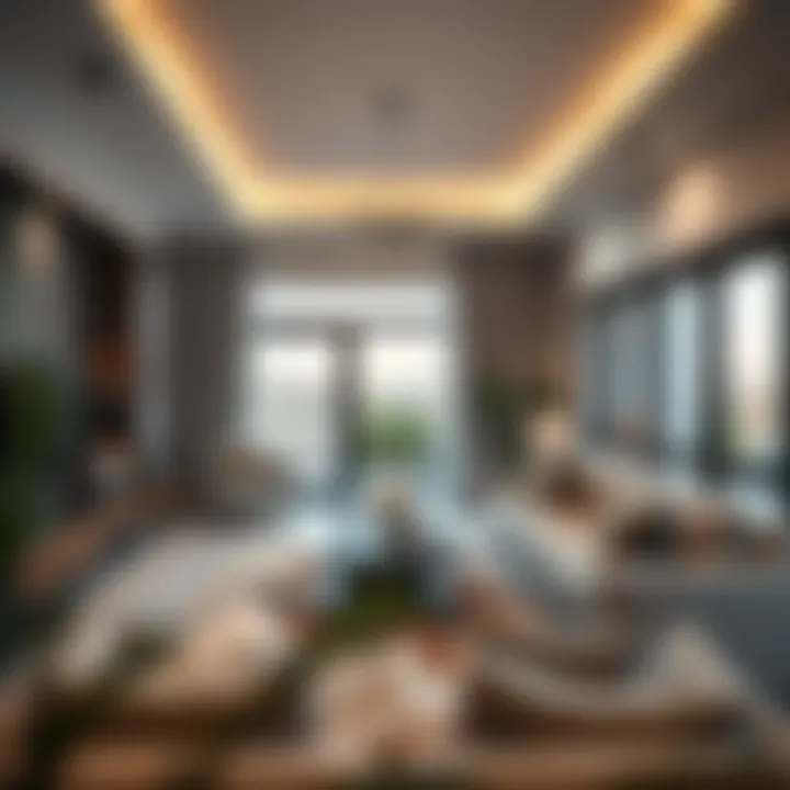 Tranquil living area reflecting the essence of Satwa