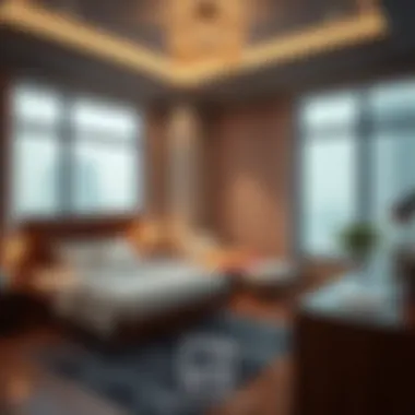 Market trends chart analyzing bed space pricing in Satwa