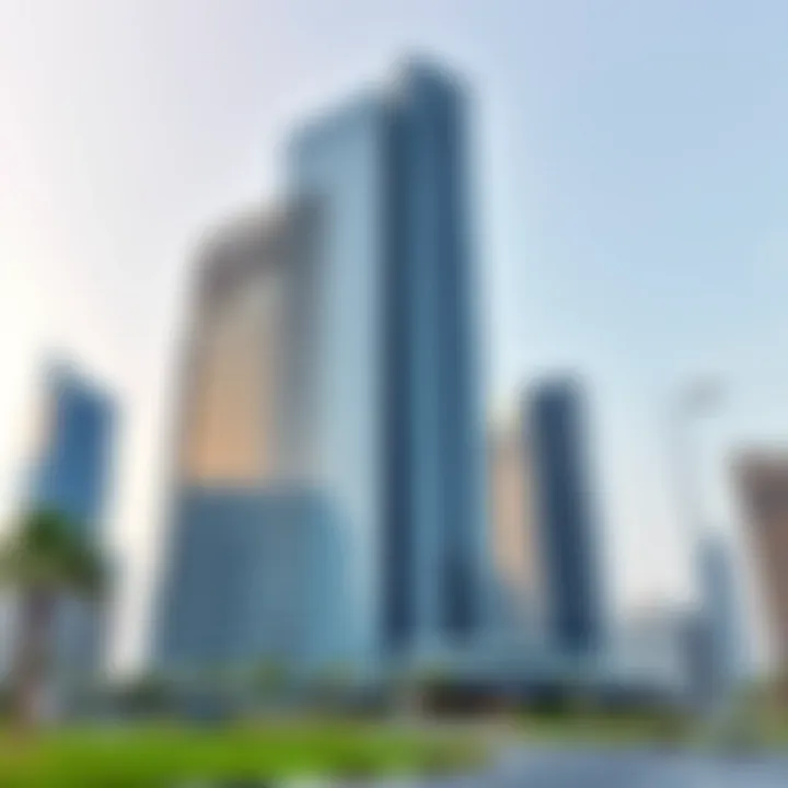 Architectural Marvel of Boulevard Plaza Tower 1 Stunning architectural view of Boulevard Plaza Tower 1