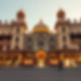Exterior view of the Central Market showcasing its intricate architectural design