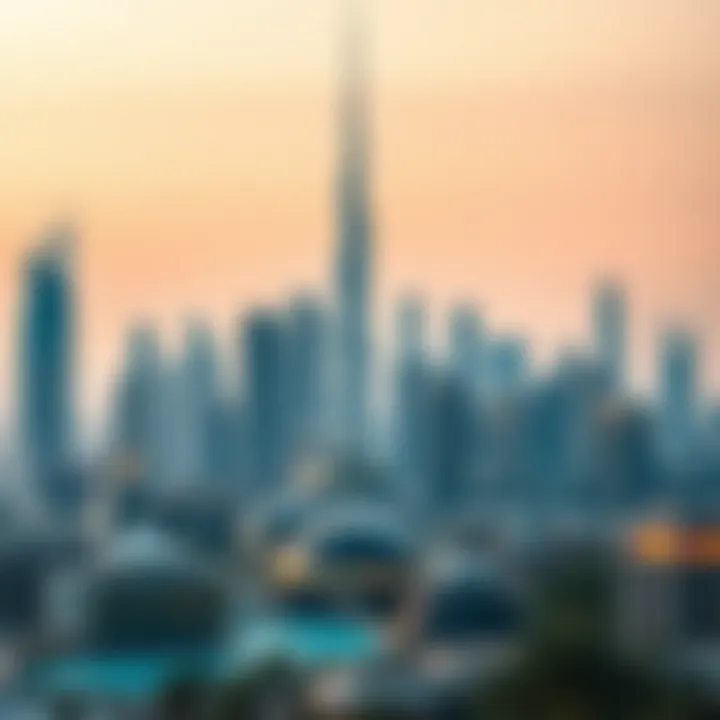 Stunning skyline of Dubai showcasing luxury real estate