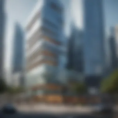 A modern currency house building in DIFC showcasing innovative architecture