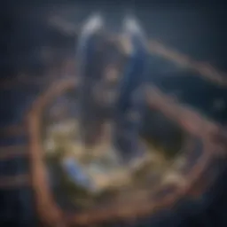 Aerial view of Emaar Bayview showcasing its architectural elegance