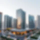 Stunning view of Emaar Office architecture