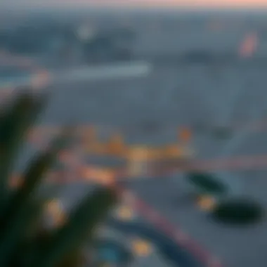 Map highlighting the strategic location of Emirates Hills in Dubai